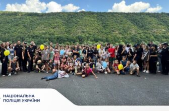 Поліцейські Прикарпаття організували дозвілля для вихованців літнього табору