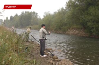 На березі Бистриці Надвірнянської змагалися рибалки. Відео