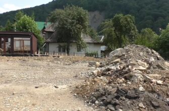 У Яремче розпочалося будівництво Меморіального комплексу Героям. Відео