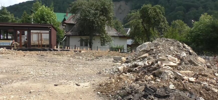 У Яремче розпочалося будівництво Меморіального комплексу Героям. Відео