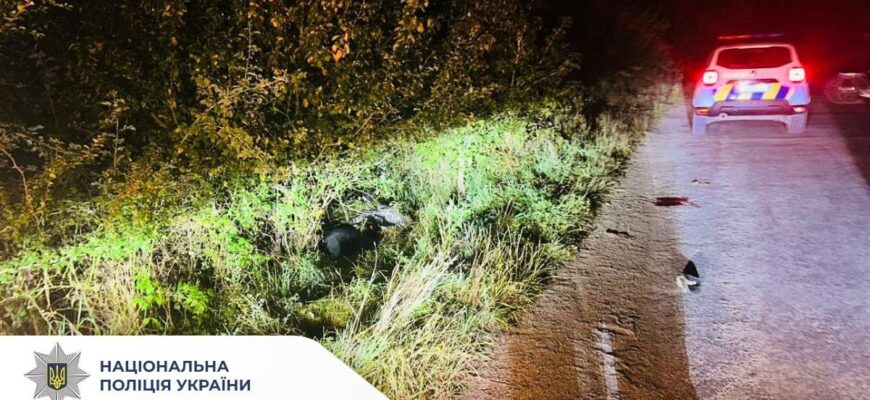 Поліцейські Прикарпаття розслідують ДТП, у якій загинув водій мопеда