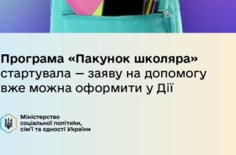 Стартувала державна програма «Пакунок школяра»