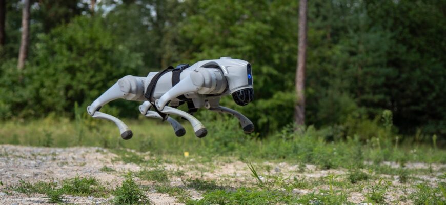 Роботизований пес допомагатиме саперам на Київщині