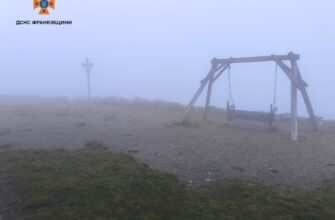 На горі Піп Іван — хмарно, туман