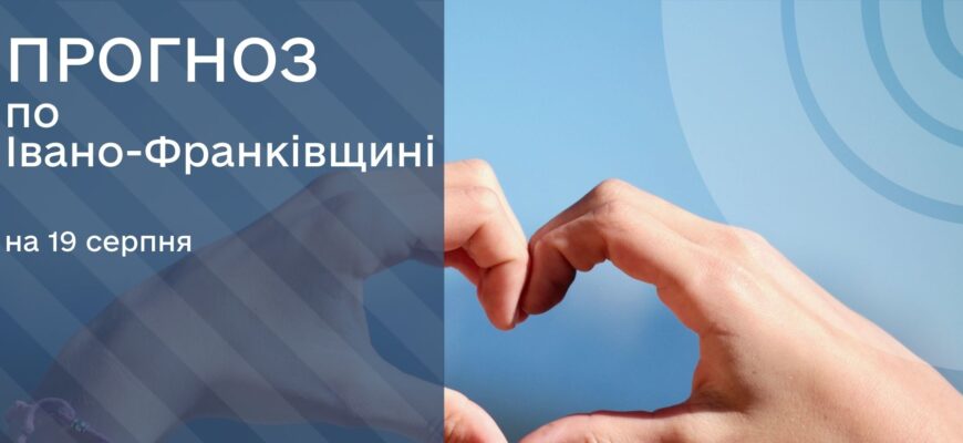 Прогноз погоди на 19 серпня 2025 року