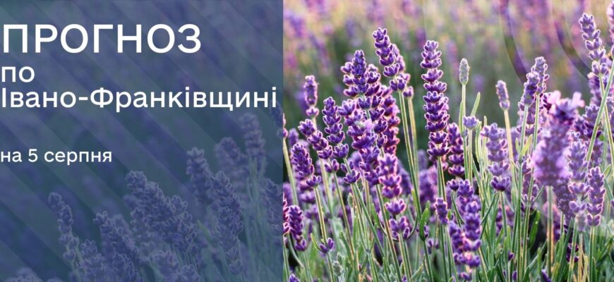 Прогноз погоди на 5 серпня 2025 року