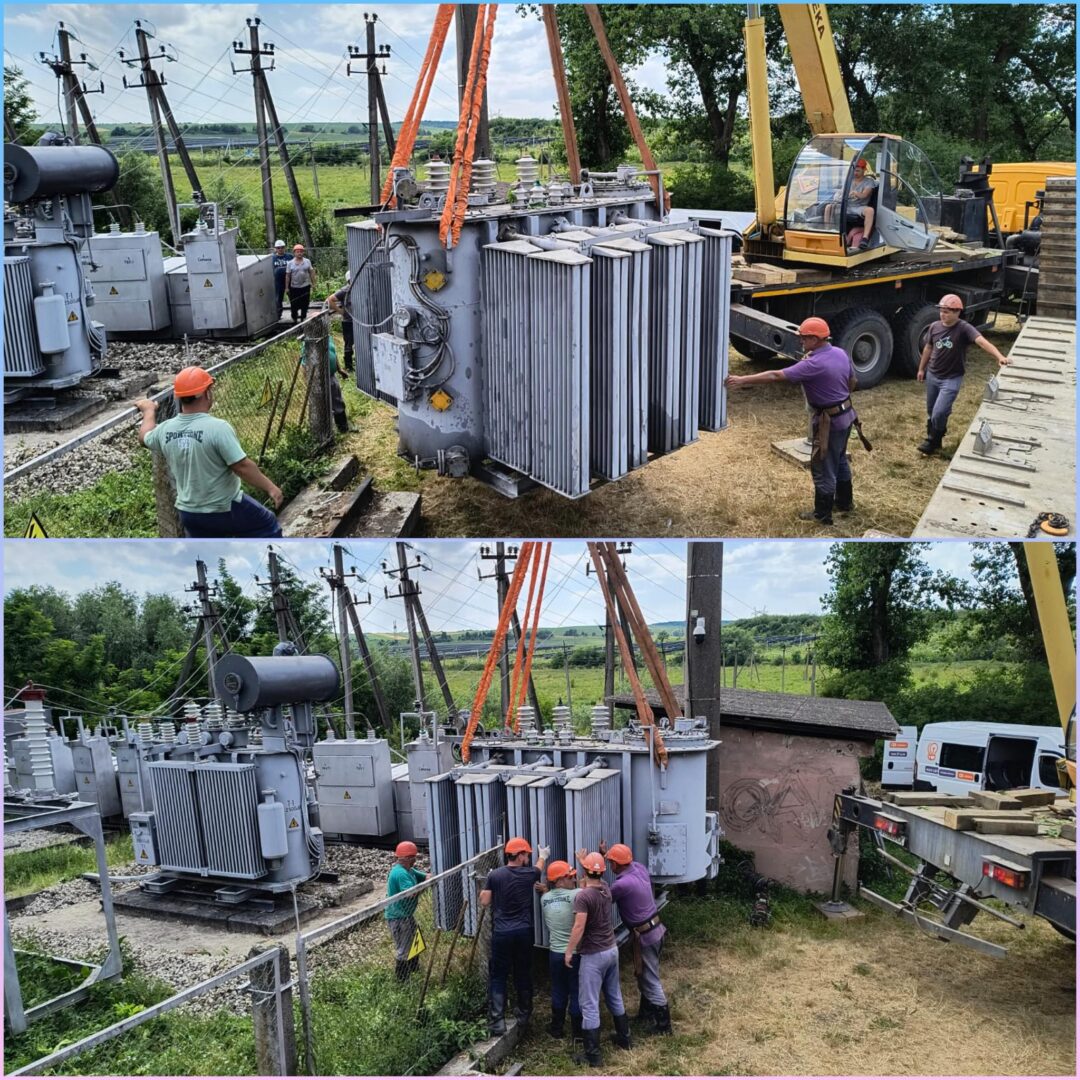 transsss - На Івано-Франківщині провели заміну ще одного трансформатора - rai.ua