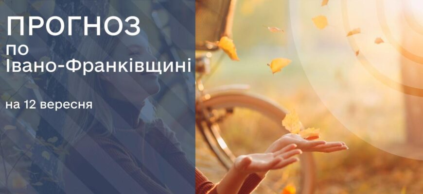 Прогноз погоди на 12 вересня 2025