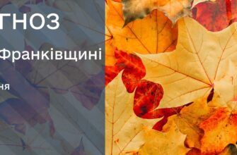 Прогноз погоди на 1 жовтня 2025 року