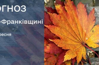 Прогноз погоди на 30 вересня 2025 року