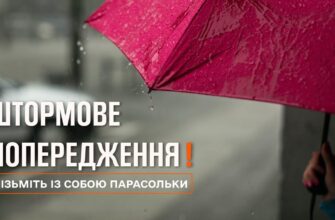 Увага! До кінця дня 15 вересня грози