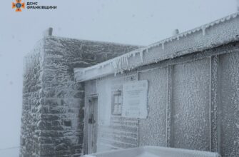 Зима у Карпатах: на горі Піп Іван фіксують -3°C