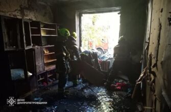 Кривий Ріг: внаслідок пожежі загинули двоє дітей, ще троє постраждали