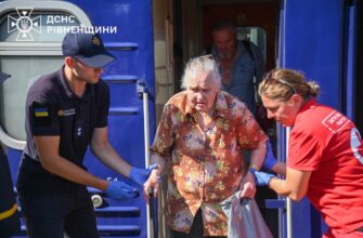 15 людей приїхали евакуаційним потягом з Донеччини на Рівненщину