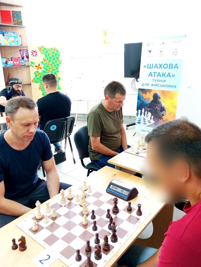 nrshpnshch - В Івано-Франківську відбувся шаховий турнір серед військовослужбовців - rai.ua