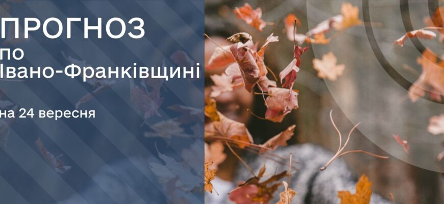 Прогноз погоди на 24 вересня 2025 року