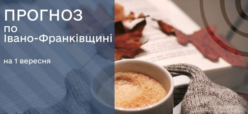 Прогноз погоди на 1 вересня 2025 року