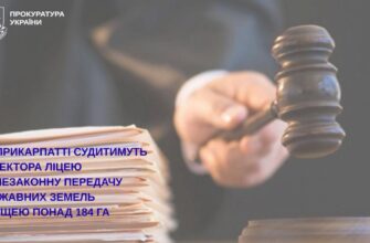 На Прикарпатті судитимуть директора ліцею за передачу державних земель
