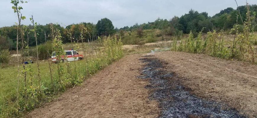 У Калуській громаді посилено контроль за спалювання сухої рослинності