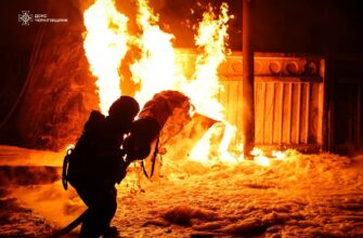 росіяни вдарили по рятувальниках, які ліквідовували пожежу