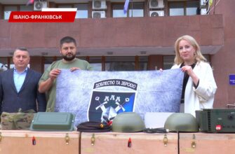 Івано-Франківська ОВА передала техніку для 42 окремої механізованої бригади. Відео