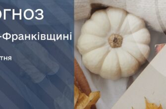 Прогноз погоди на 9 жовтня 2025 року