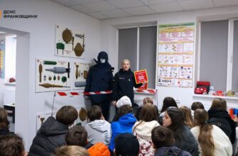 Шестикласники завітали до «Класу безпеки» рятувальників