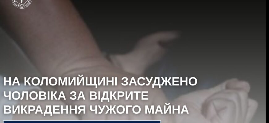 kolryl - На Коломийщині засуджено чоловіка за відкрите викрадення чужого майна - rai.ua