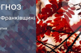 Прогноз погоди на 22 жовтня 2025 року