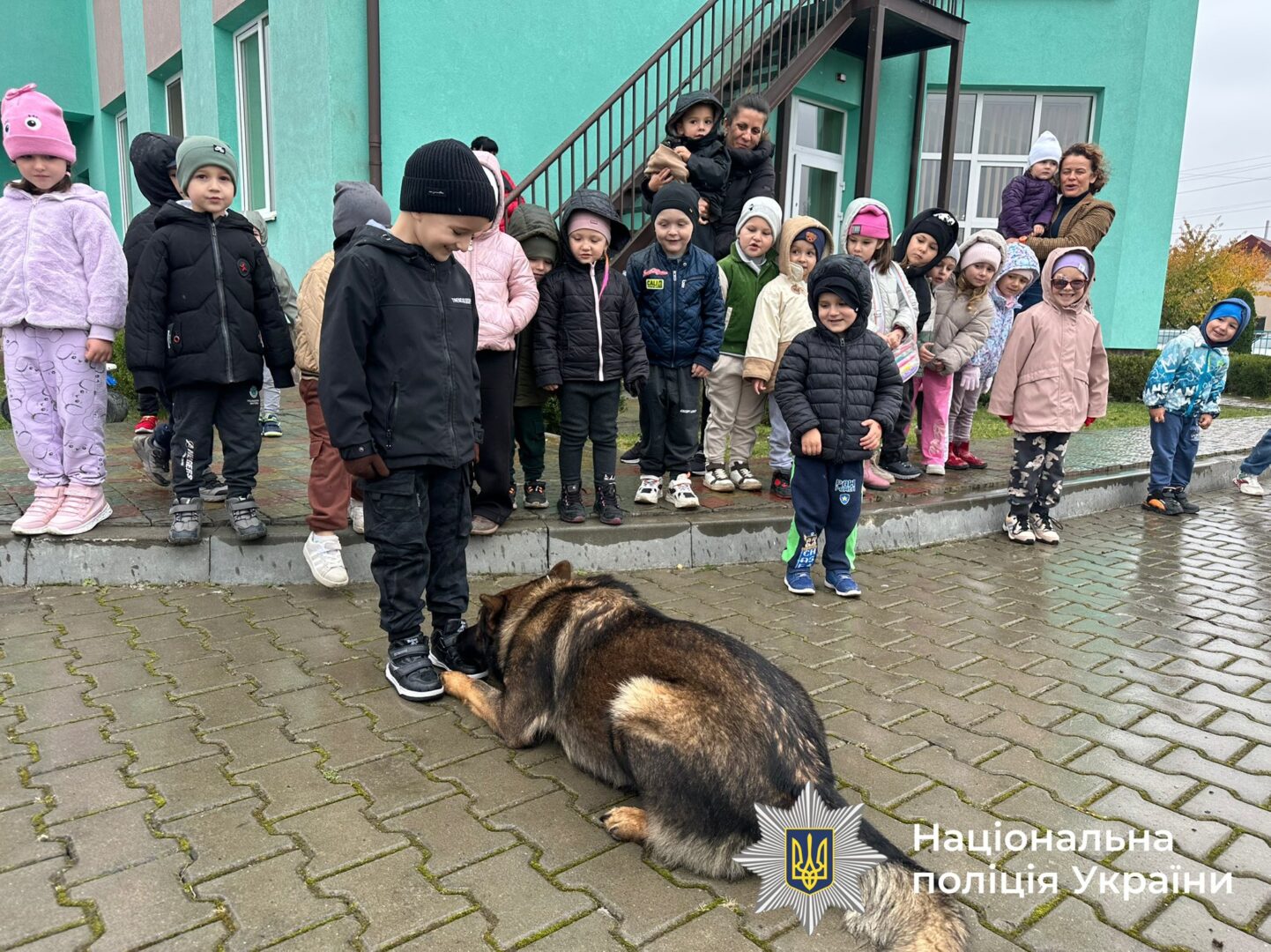 naov9 - Прикарпатські поліцейські познайомили дошкільнят з роботою кінологів - rai.ua