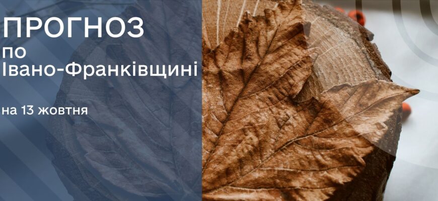 Прогноз погоди на 13 жовтня 2025 року