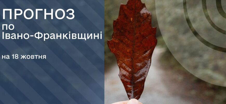 Прогноз погоди на 18 жовтня 2025 року