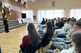 Поліцейські Прикарпаття провели уроки для ліцеїстів із протидії торгівлі людьми