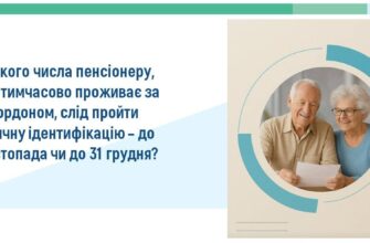 Вимоги щодо проходження фізичної ідентифікації пенсіонерів