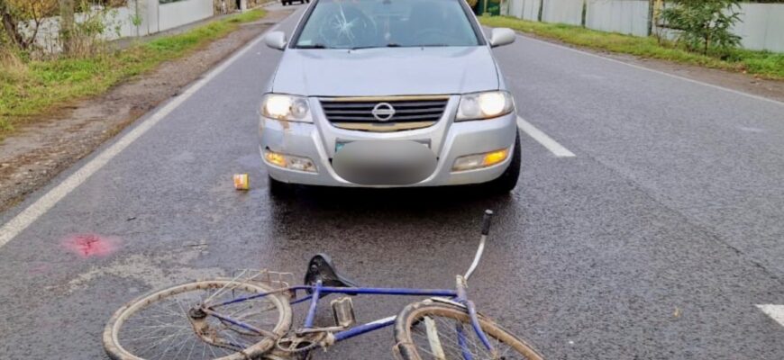 В ДТП на Прикарпатті травмовані велосипедистка та пішохід