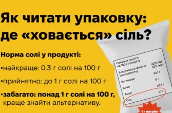 Як читати упаковку на продуктах: де «ховається» сіль?