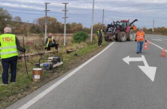 На автошляхах Прикарпаття тривають ремонтні роботи