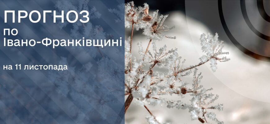 Прогноз погоди на 11 листопада 2025 року