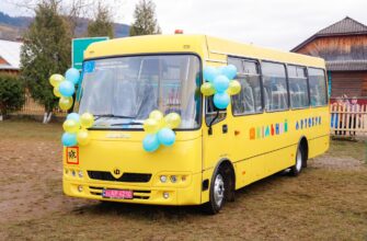 Спаській громаді Світлана Онищук передала новий шкільний автобус