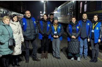 На Прикарпаття прибув черговий евакуаційний потяг з Донецької області