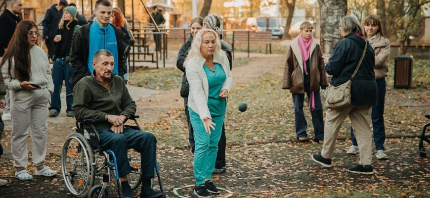 В Івано-Франківську відкрили активно-адаптивний майданчик для реабілітації