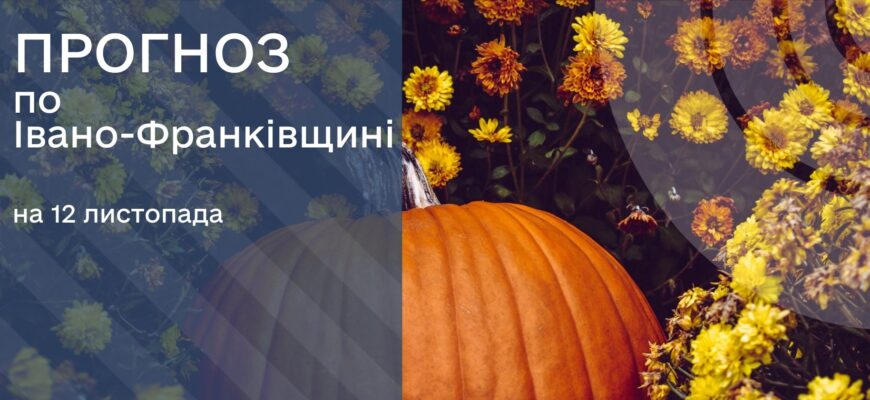 Прогноз погоди на 12 листопада 2025 року