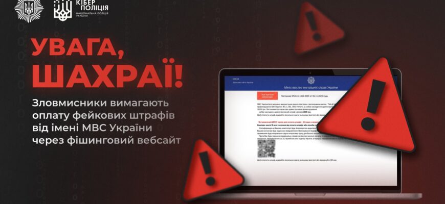 Кіберполіція виявила випадки вимагання коштів від імені МВС України