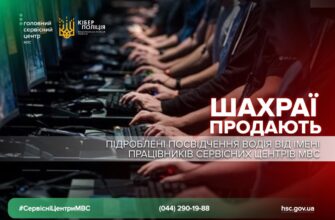 Шахраї продають фальшиві водійські посвідчення від імені сервісних центрів МВС