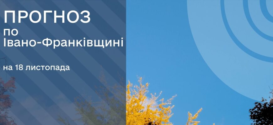 Прогноз погоди на 18 листопада 2025