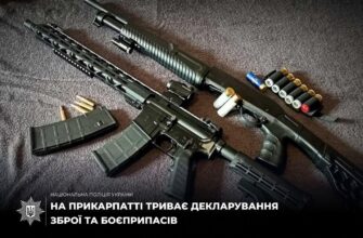 Прикарпаття: за 11 місяців 180 громадян задекларували вогнепальну зброю