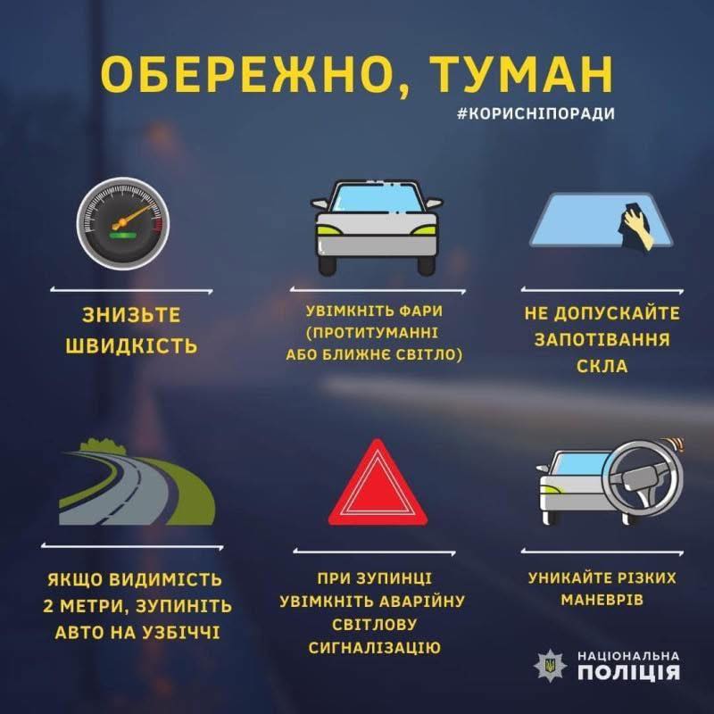 sayy - Обережно, туман! Поліція Прикарпаття попереджає про ускладнення погодних умов - rai.ua