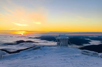 Станом на 08:00 на горі Піп Іван фіксують -5°С