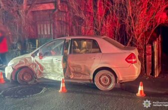 Прикарпатські поліцейські затримали нетверезого водія, який спричинив ДТП