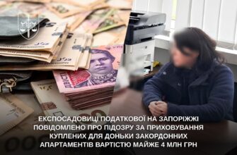Експосадовиця податкової на Запоріжжі приховувала куплені закордонні апартаменти